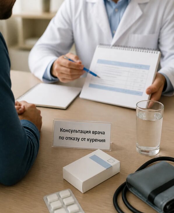 Консультация врача по отказу от курения для взрослых в Лесне